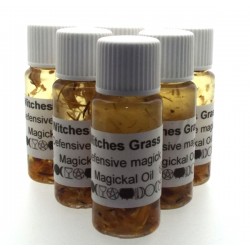 10ml Witches Grass Herbal Spell Oil Defense Magick